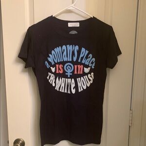 Black Graphic Tee - A Woman's Place